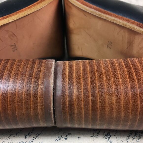 Madewell “Fay” Peep Toe Heeled Sandals Black - Picture 9 of 13